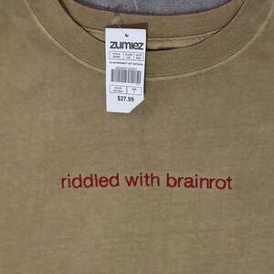 Zumiez Tan Brainrot Graphic Tee